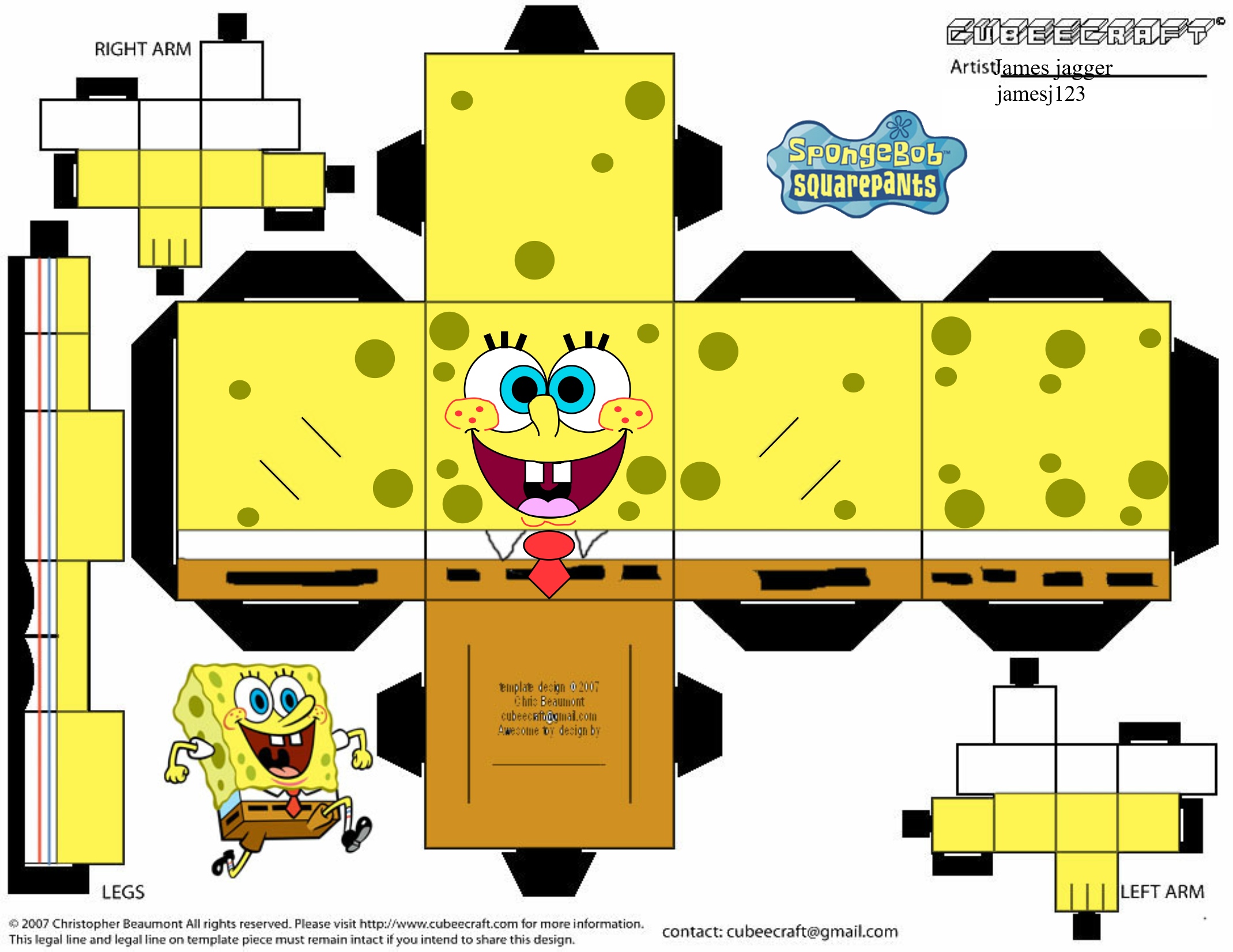 Spongebob Cubeecraft
