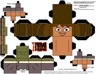 Courtney Cubeecraft by james-j123