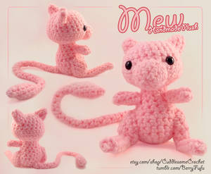 Mew Plush, Crochet Amigurumi