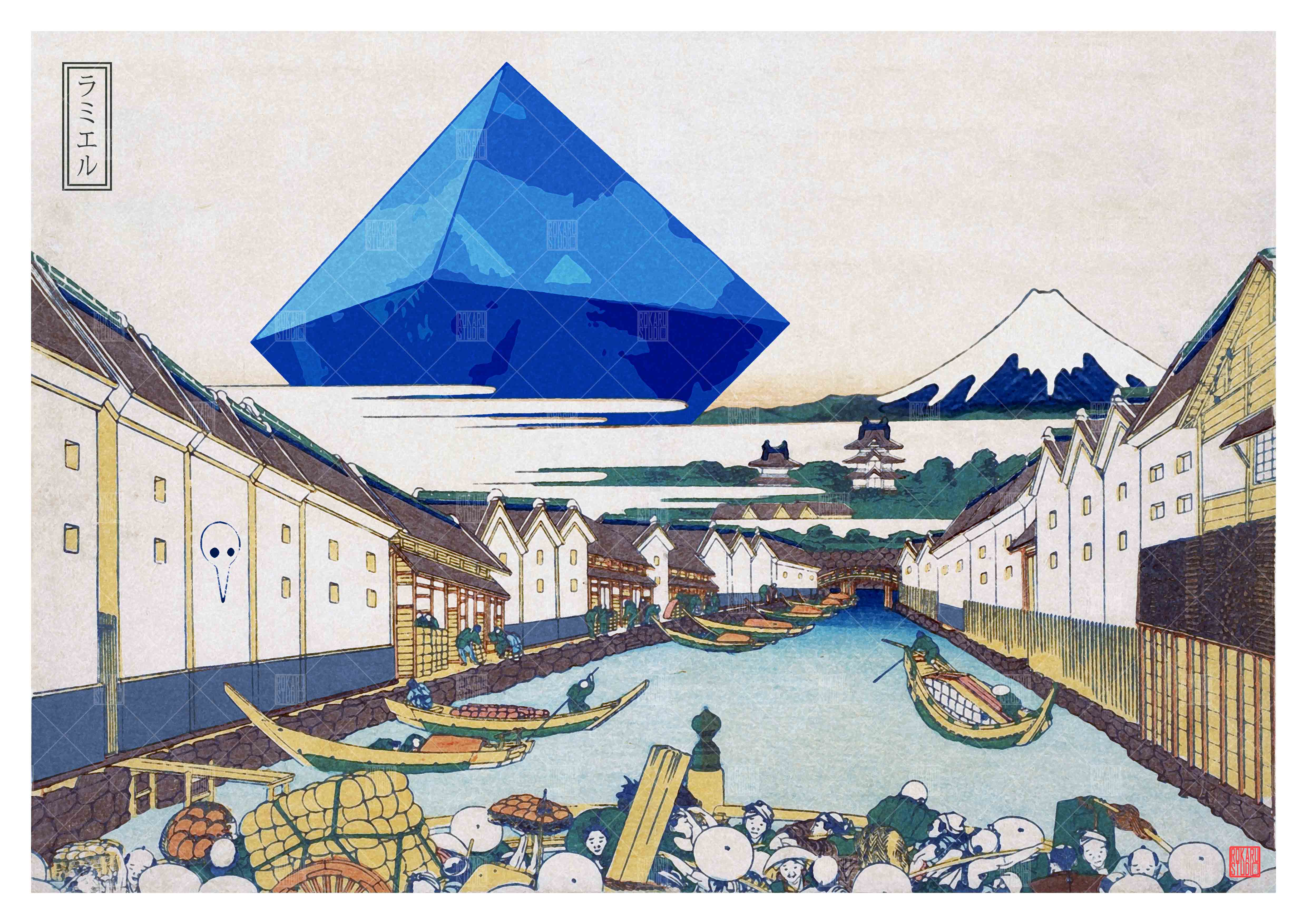Evangelion Ramiel 5th Angel - Blue Vista by RokaruStudio on DeviantArt