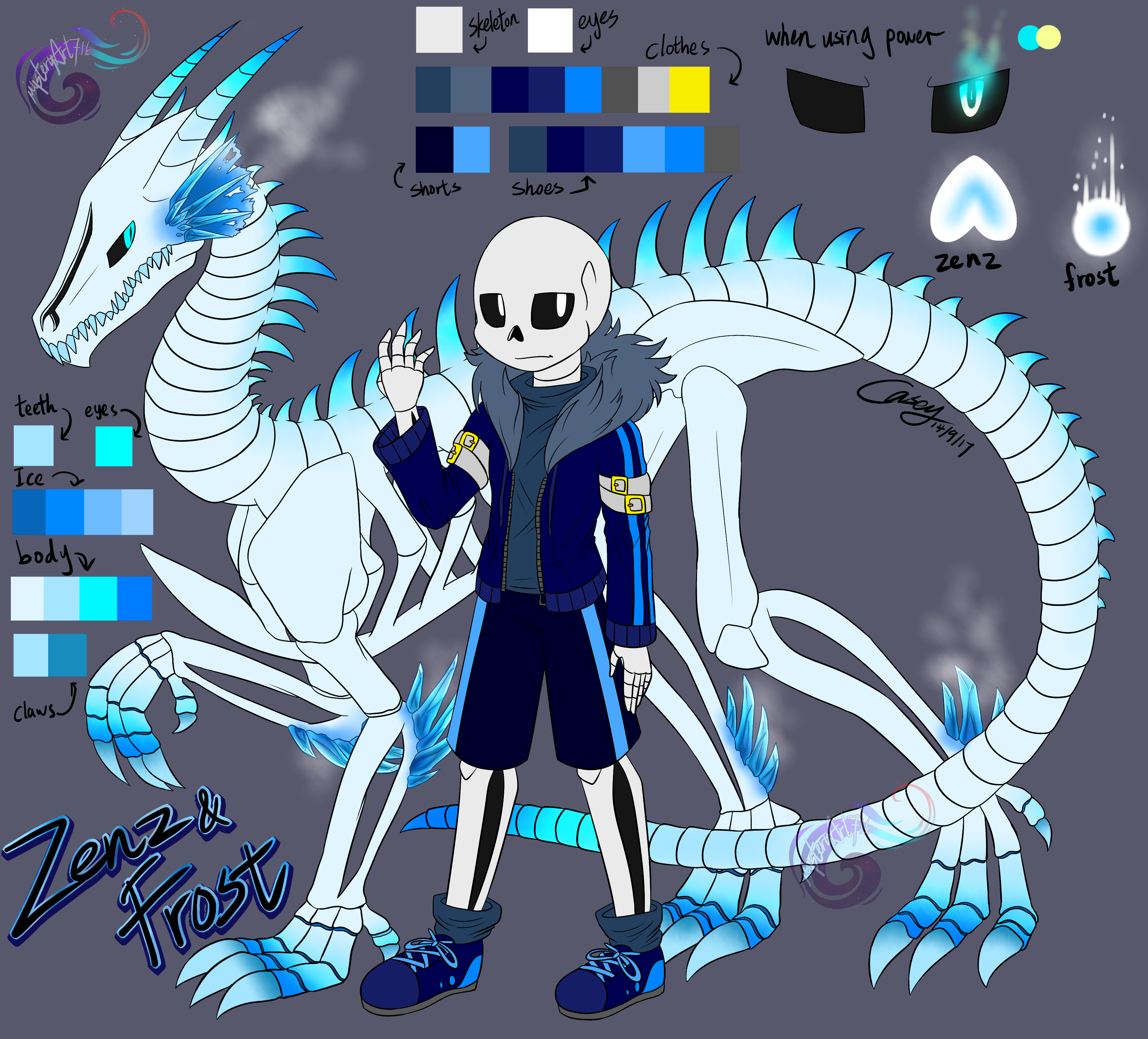 Reaper Sans (Grim) Ref by SylvellaArt on DeviantArt