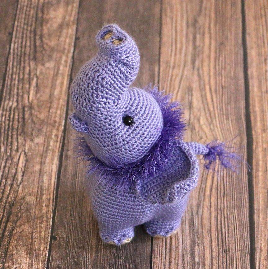 Pebbles the Purple Elephant