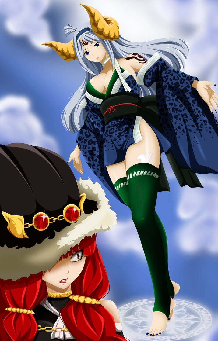 Mirajane Sayla vs Eileen / Fairy tail 456 + 491 by Mirajanee