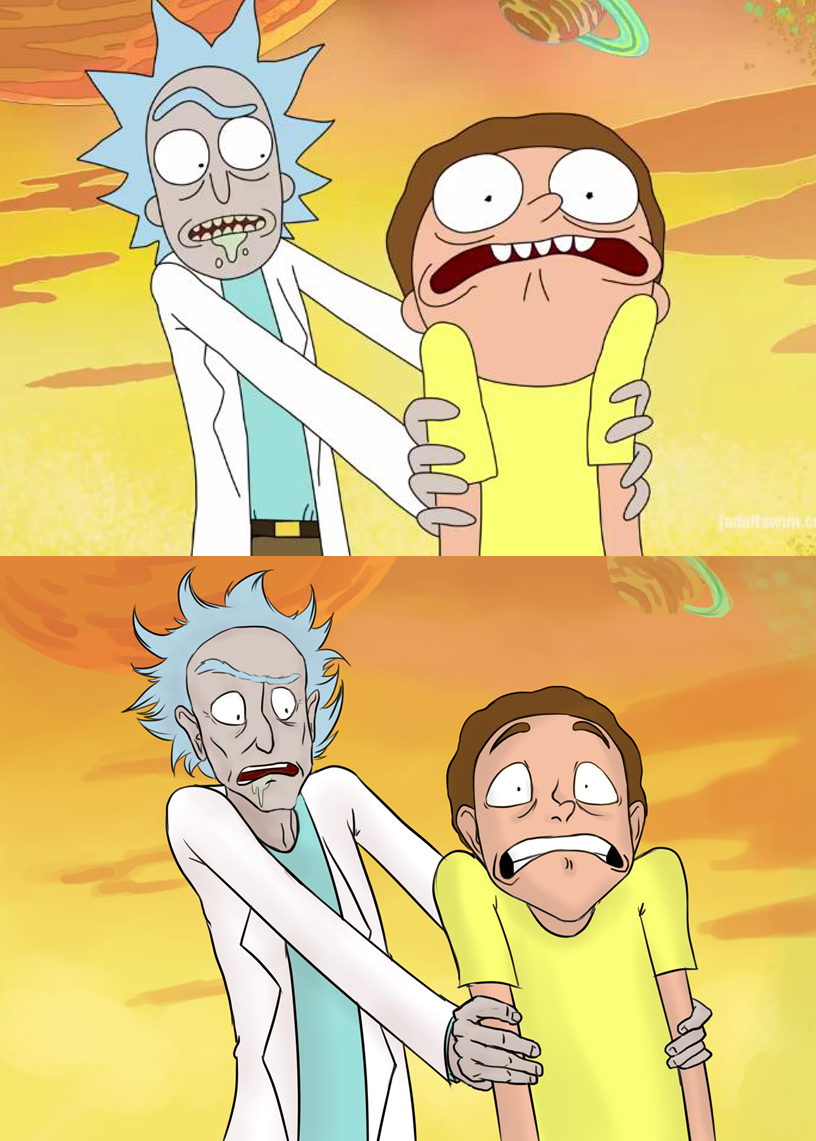 Rick and Morty - scene redraw