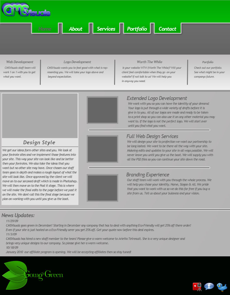 Visual Files Cms CMSVisuals Site V1 by CMSVisuals on DeviantArt