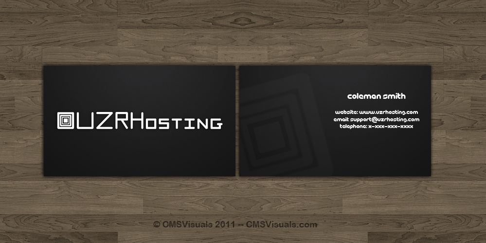 UZRHosting Business Cards