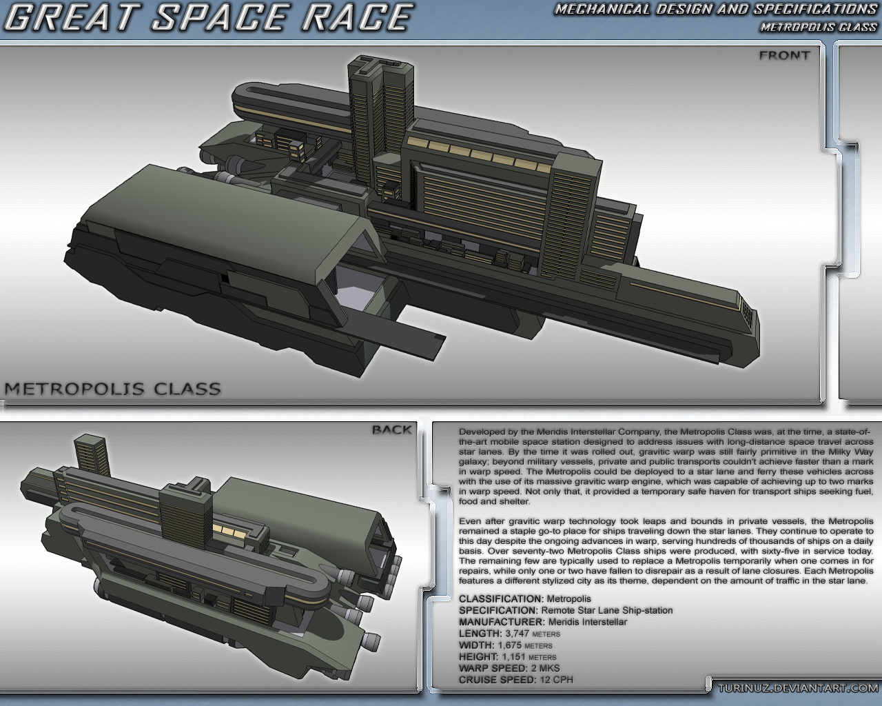 Great Space Race - Metropolis Class