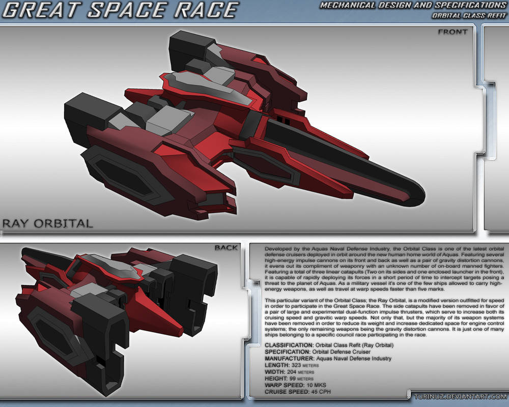 Great Space Race - Ray Orbital by Arcwalde on DeviantArt