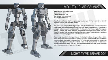 MD-LT01 CLAD CALVUS