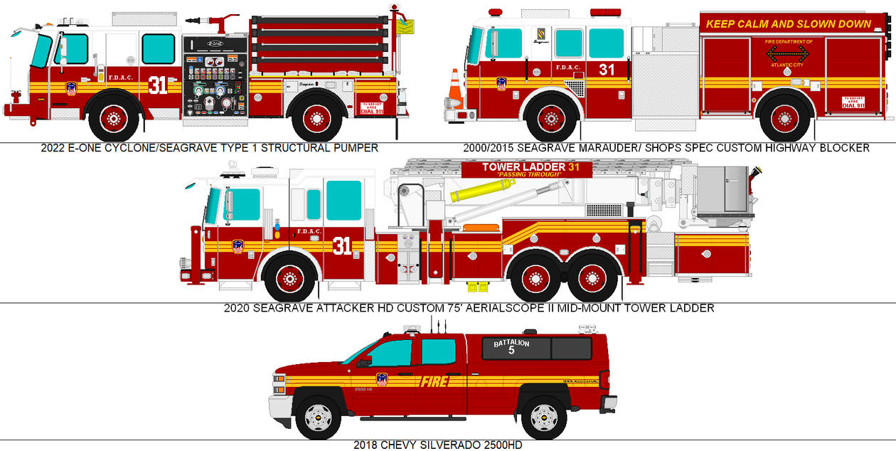 A31 Fire Rangers Fire Department Of Atlantic City St.31 by nascar12345 on DeviantArt