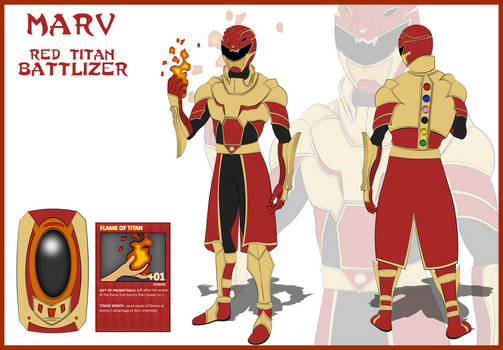 (Fan Art) Hyperforce Marv Red Titan Battlizer