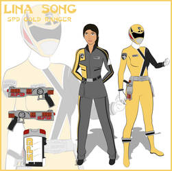 (Fan Art) Lina Song SPD Gold Ranger