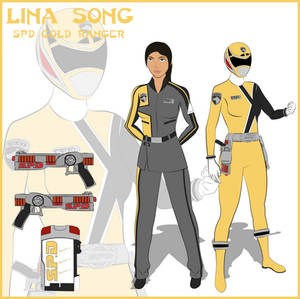 (Fan Art) Lina Song SPD Gold Ranger