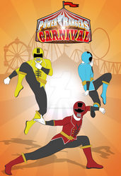 Power Rangers Carnival Poster
