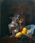 Still life with silver pitcher after Heda by spenke