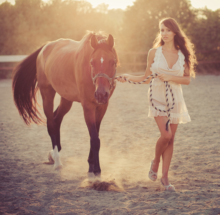 The Girl and the Horse