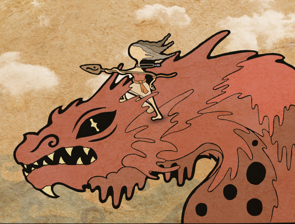 Moana The Smaug Rider by Fosilly Moana The Smaug Rider by Fosilly