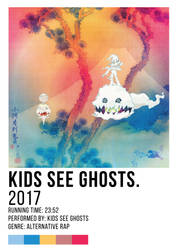 Kids See Ghosts Album Cover Poster