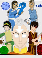 Avatar The Last Airbender Fan Poster