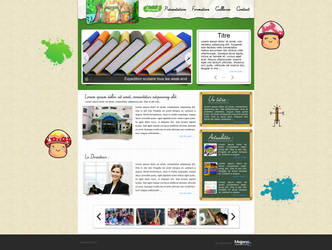 Website Template - School