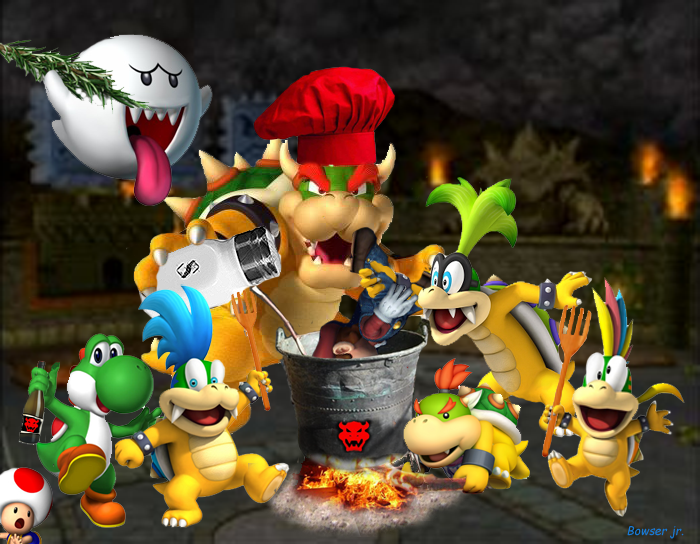 Bowser in...a friend dinner...