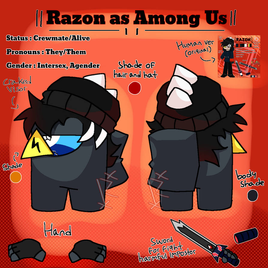 Razon Among us ver by RazonxX on DeviantArt