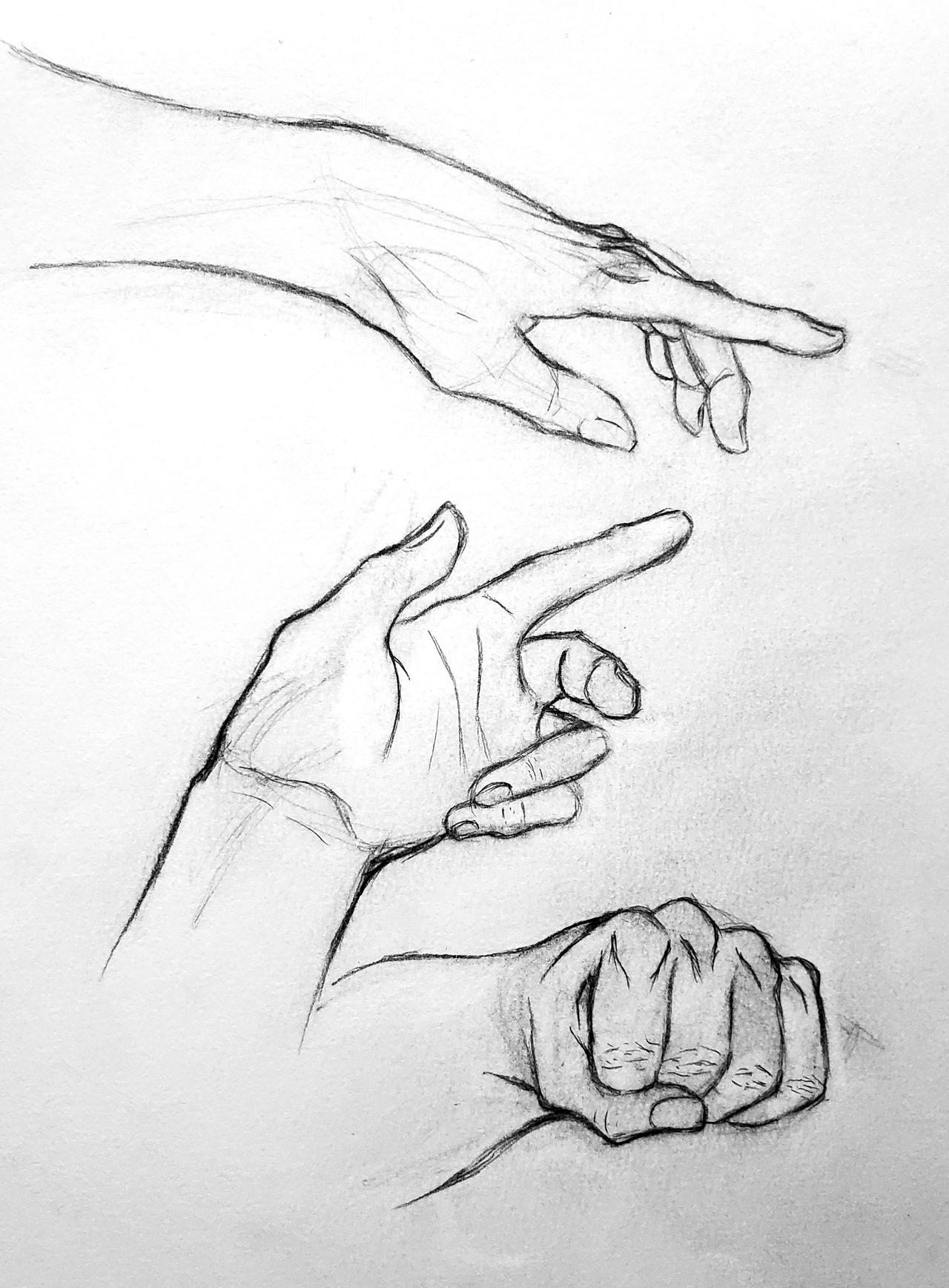 Hand Practce Hands practice by ArtByLue on DeviantArt