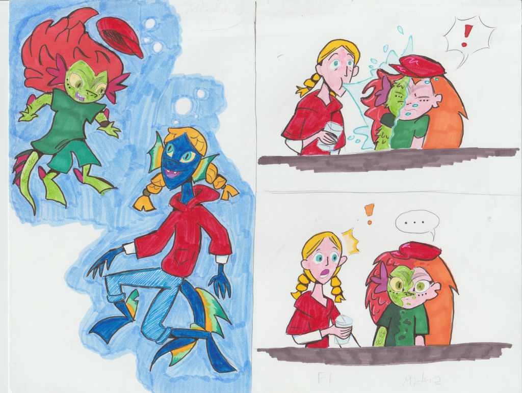 Wolfwalkers: Swimming with the Merrow by Ready2Create on DeviantArt