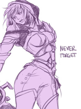 LoL sketch: Riven