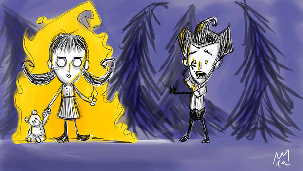 Willow and Wilson - Don't Starve