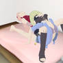 Sakura Camel Clutch on Hinata 2 MMD Ryona