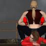 Nina applies Boston Crab on Jill Valentine 4