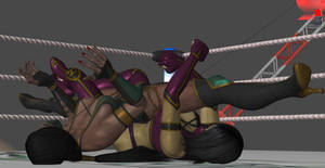 [REQUEST] Mileena applies Leg Split on Jade 1