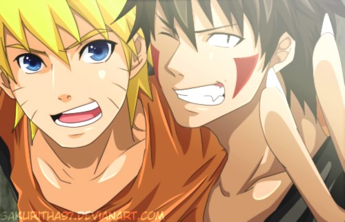 Naruto and Kiba: Fools and their heavy Team