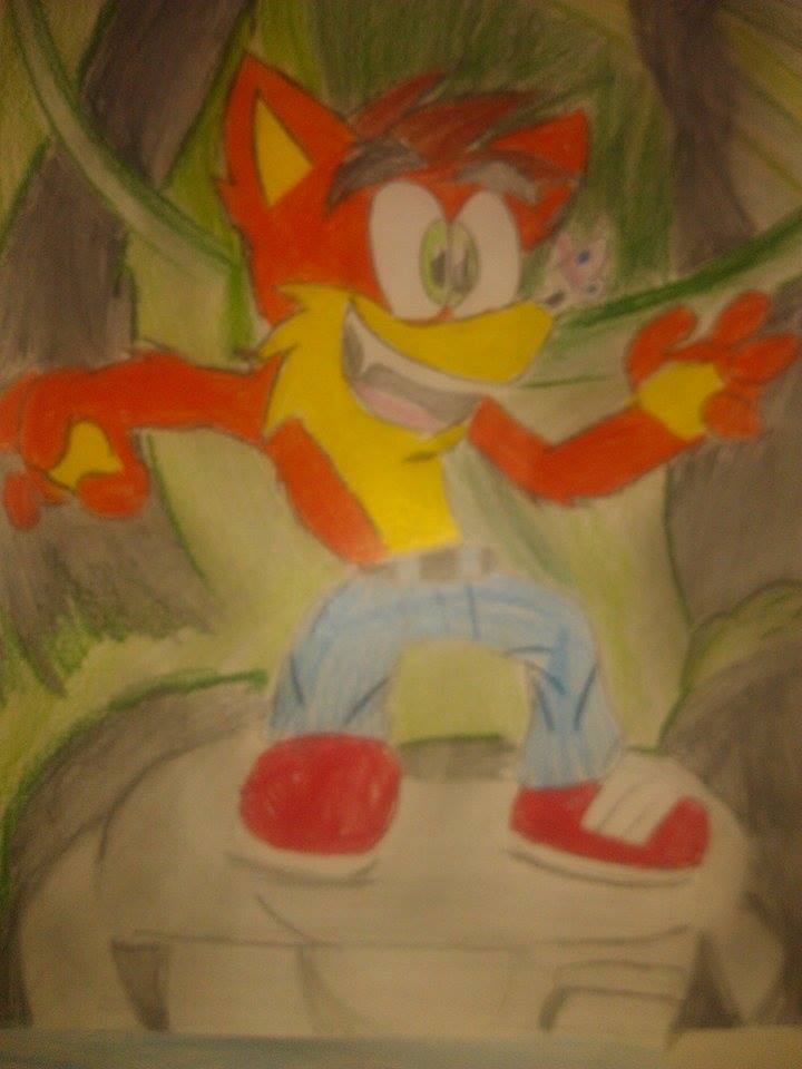 Crash of the Titans drawing