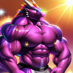 Muscle Sparkle Dragon