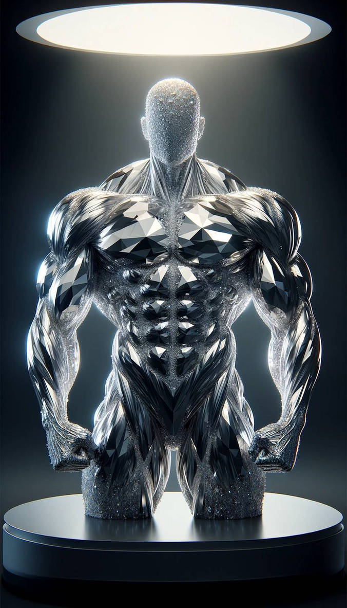 Muscle diamond man by BulkBodyAI on DeviantArt