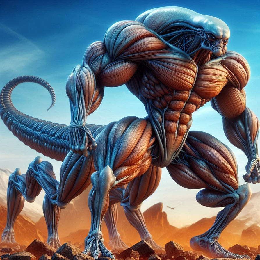 Alien Romulus muscular by BulkBodyAI on DeviantArt