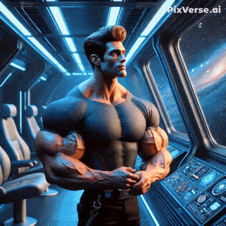 Spaceman Muscle Introspective muscular man in space by BulkBodyAI on DeviantArt