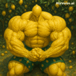Lemon Yellow Deviantart Lemon Yellow Muscular Lemon by BulkBodyAI on DeviantArt