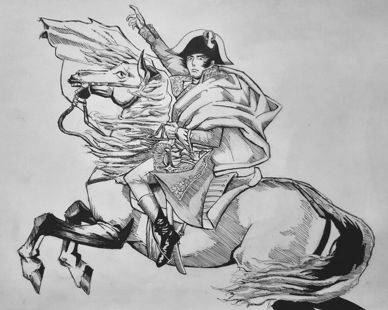 Napoolen Drawing Napoleon by ForlornArts2115 on DeviantArt