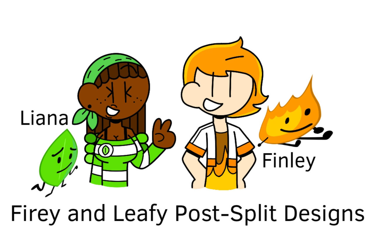 Firey Behind Firey and Leafy by LTVLiveStudios on DeviantArt