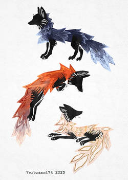 Paper foxes