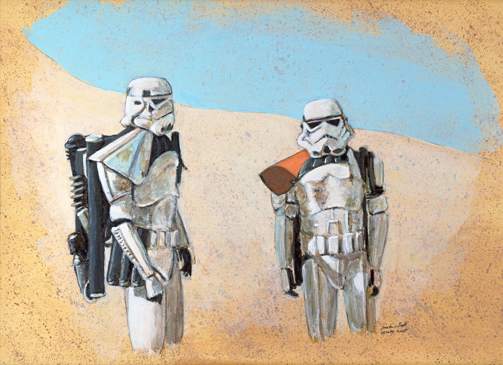 Stormtroopers on Tattooine