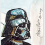 Sketch Card Darth Vader