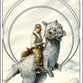 Luuk on Tauntaun - art deco