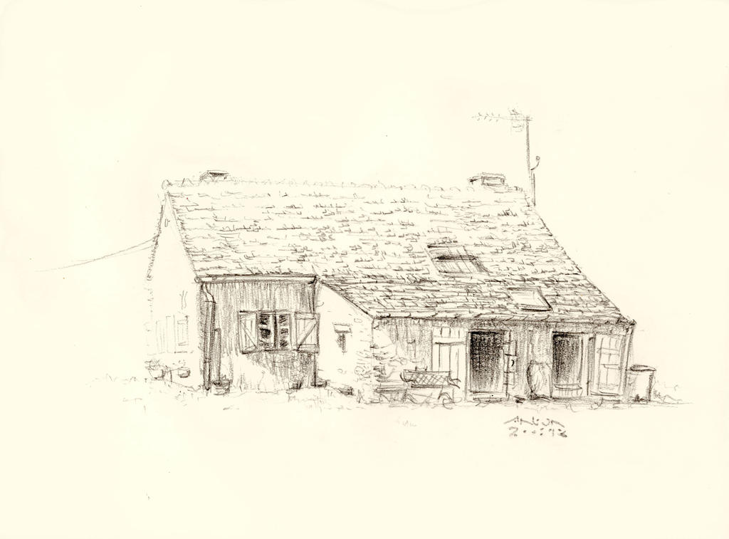 Pig stable mid France