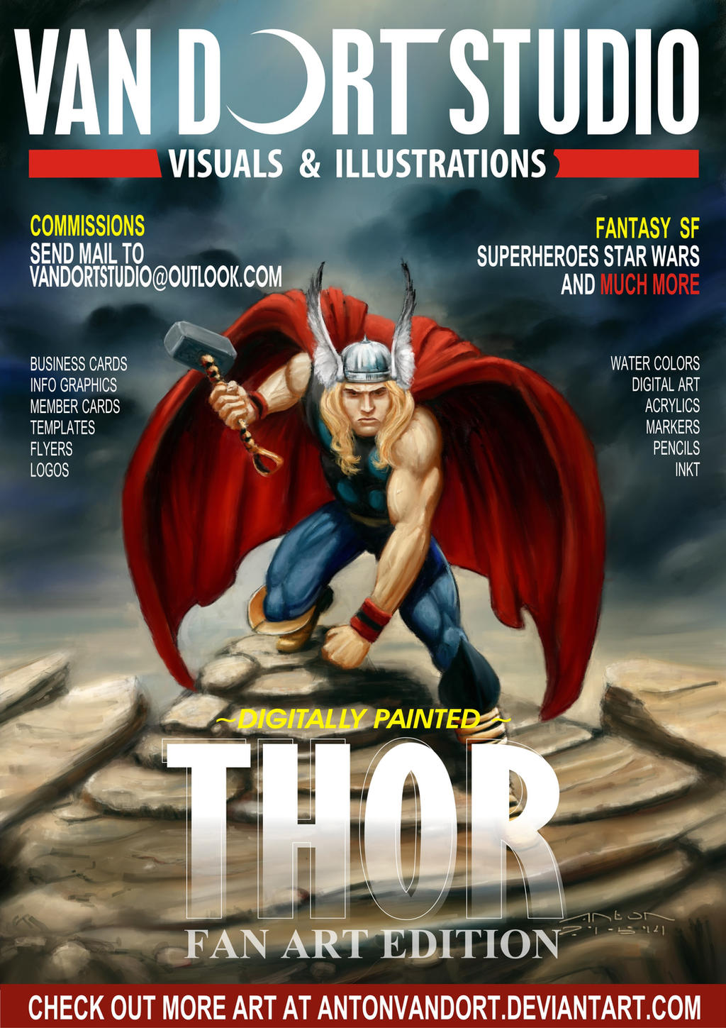 THOR magazine cover flyer