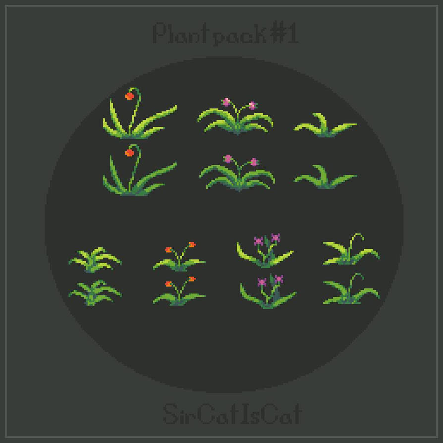 Plant Deviantart Plant pack. It's free by SirFluffyCat on DeviantArt