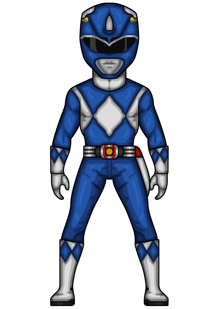 Blue Ranger Weapons Deviantart Blue Ranger 01 by Wiggykiller on DeviantArt